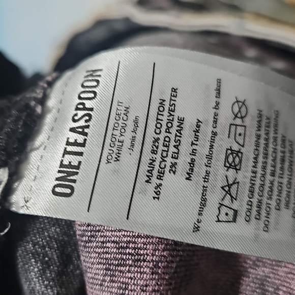 One Teaspoon Multicolor Sunset Acid Skinny Jeans Size 30 - Picture 6 of 8